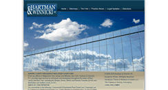 Desktop Screenshot of hartmanwinnicki.com